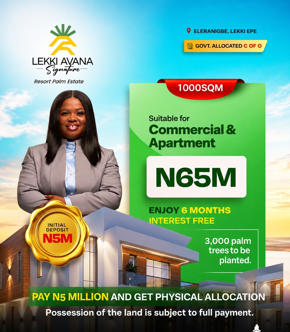 Image for Lekki Avana Signature Resort Palm Estate price
