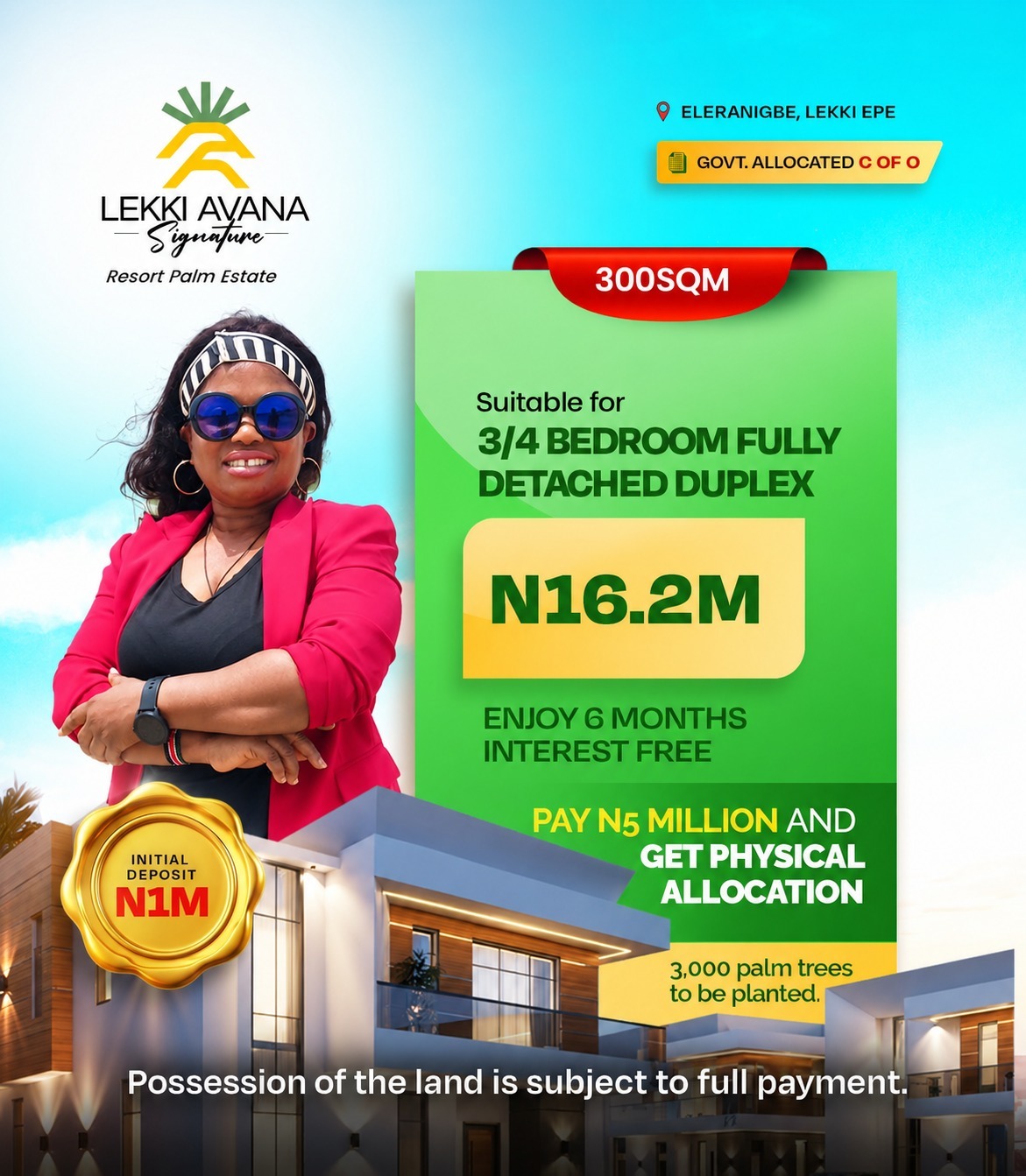 Image for Lekki Avana Signature Resort Palm Estate price