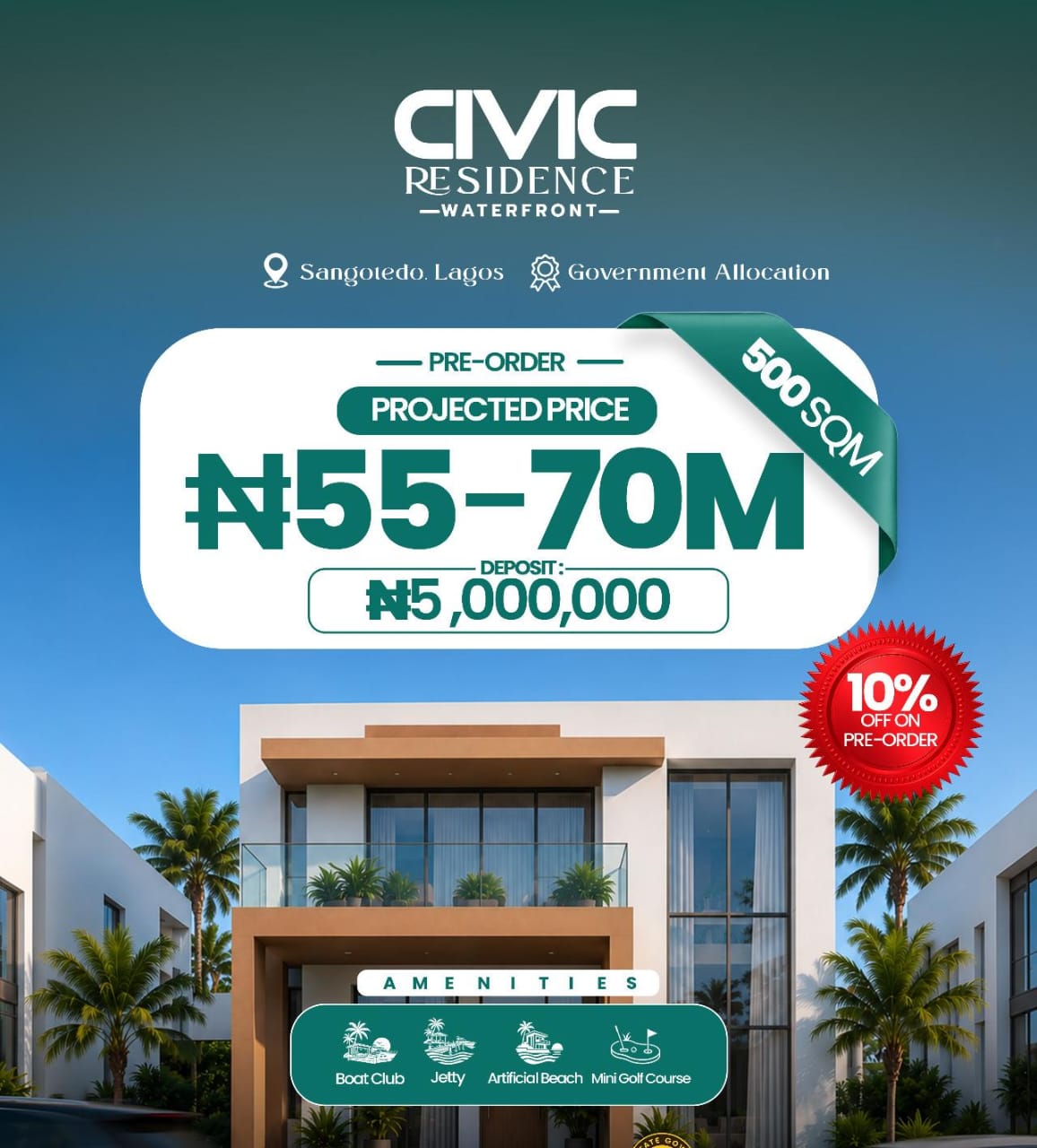 Image for Image for civic Residence Waterfront